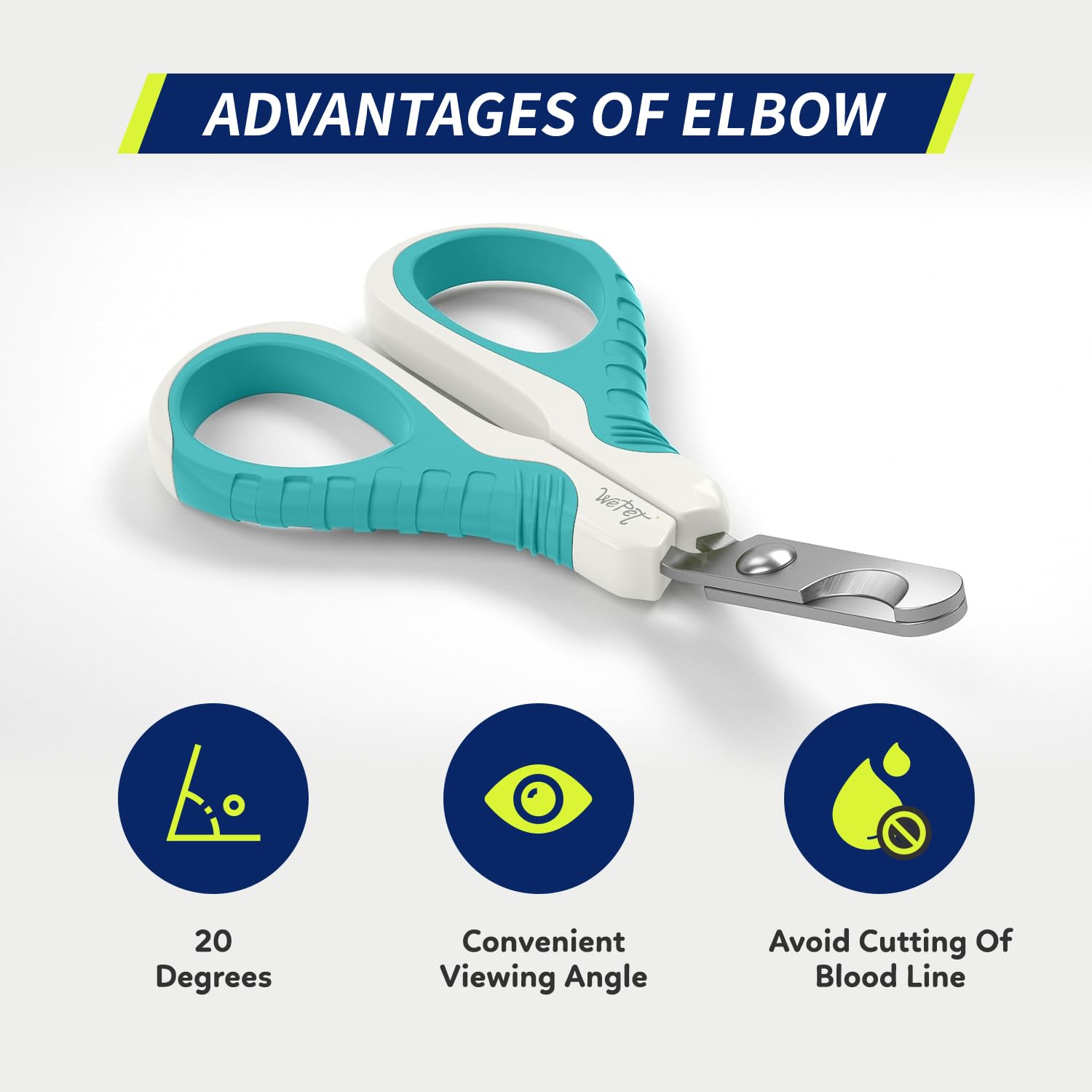 مقص أظافر للحيوانات الأليفة من وي بت، مقص احترافي للقطط والكلاب والجراء والهامستر والأرانب والحيوانات الصغيرة، حاد وآمن