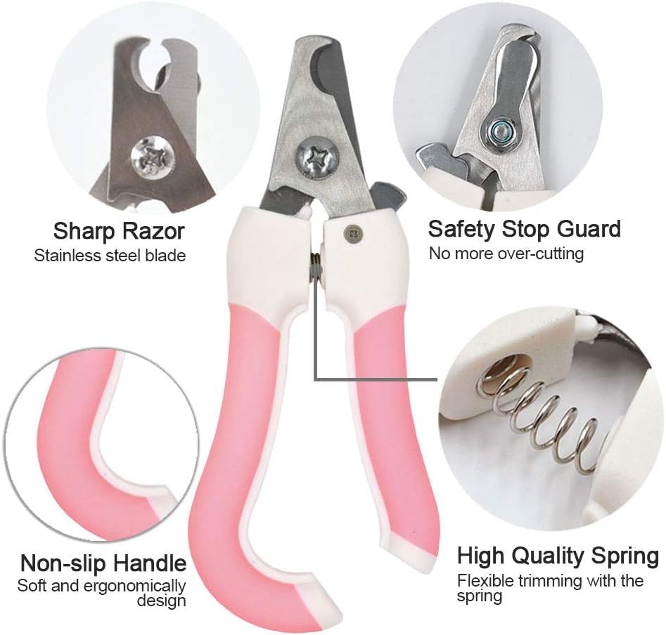 مقص أظافر للقطط والحيوانات الصغيرة – مقص للخنازير الغينية، والطيور، والجِراء، والقطط الصغيرة، والجربوع، والهامستر، والأرانب