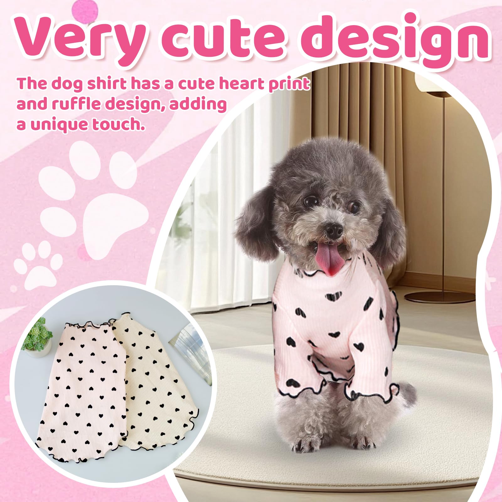 ملابس للكلاب الصغيرة والمتوسطة والقطط، تي شيرت صيفي للكلاب، بيجامات قابلة للتمدد باكمام طويلة للحيوانات الاليفة، ملابس ناعمة وجيدة التهوية للحيوانات الاليفة تشيهواهوا شيه تزو يوركشاير