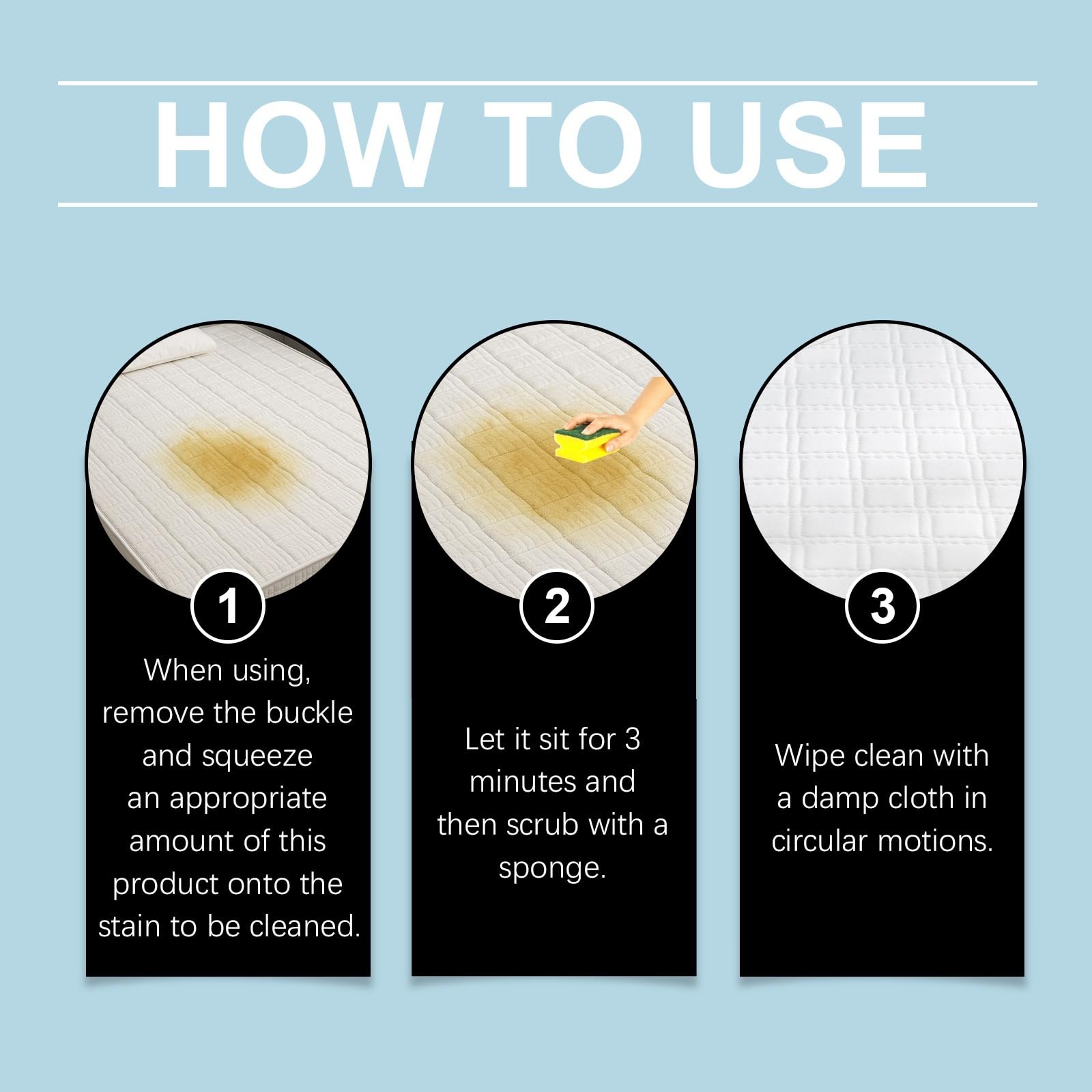 منظف المراتب لازالة البقع عن الفراش، بخاخ لحماية المرتبة، منظف ومزيل للروائح الكريهة، مزيل البقع قوي للغاية، مزيل الاشياء اللاصقة للاتساخ، متعدد الاغراض لتنظيف السجاد