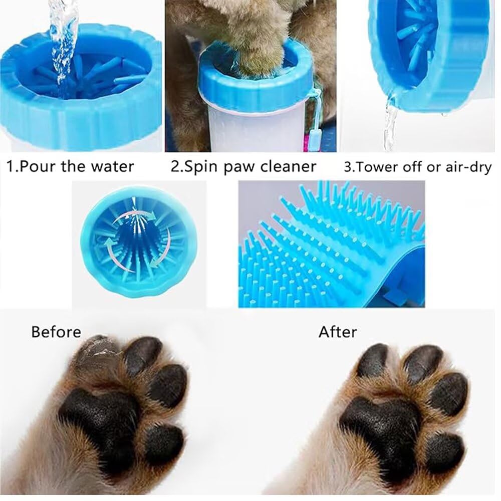 منظف مخالب الكلاب، منظف أقدام الحيوانات الأليفة بادي مودي للكلاب والقطط الصغيرة والمتوسطة والكبيرة