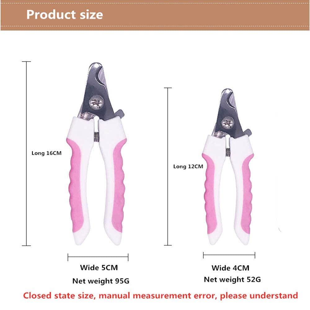 واي كيو اتش ال كماشة كبيرة ومستقيمة للحيوانات الاليفة، مقص اظافر للحيوانات الاليفة، مقص اظافر للكلاب والقطط، مقص اظافر للحيوانات الاليفة للكلاب والقطط والكلاب والقطط