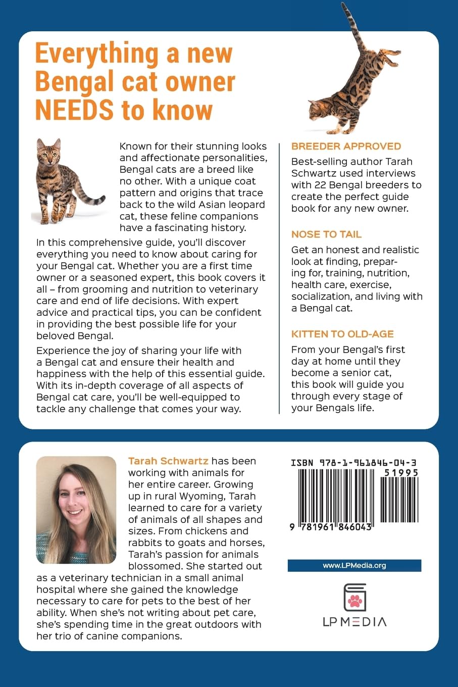 The Complete Guide to Bengal Cats: Training, Nutrition, Health Care, Mental Stimulation, Socialization, Grooming, and Loving Your New Bengal Cat