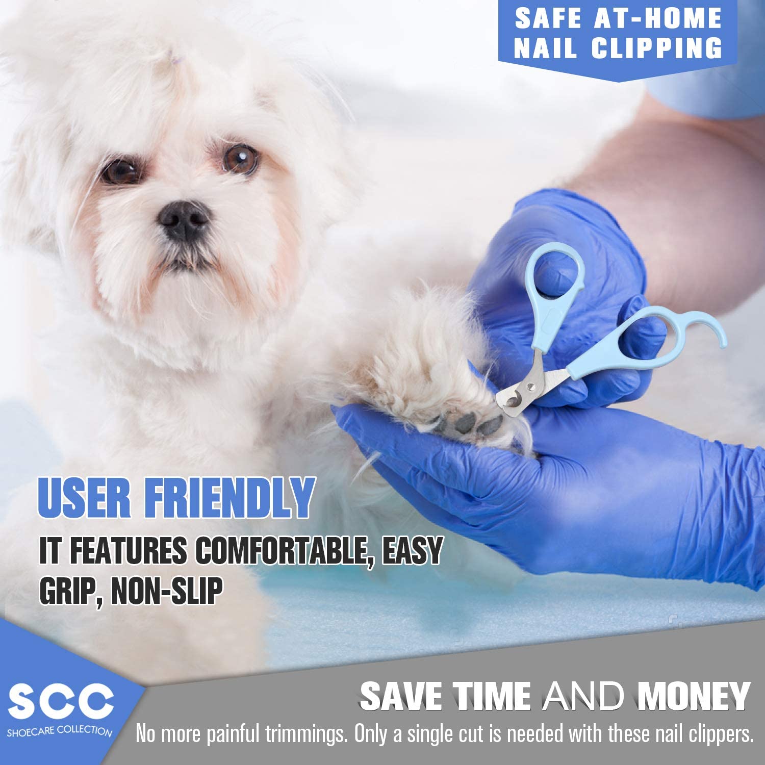 أداة قص أظافر القطط الاحترافية وتشذيب المخالب لأداة العناية المنزلية - آمنة وسهلة الاستخدام. أفضل مقص مخلب للحيوانات الأليفة للأرنب ، الجرو ، خنزير غينيا ، النمس ، الطيور ، الحيوانات الصغيرة - تصميم ل