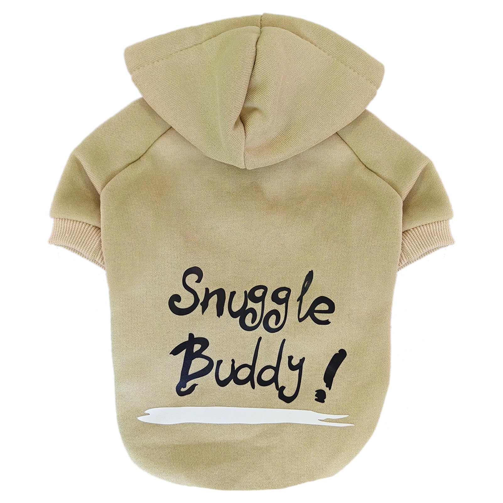 أزياء التركيز على سترات بغطاء للرأس للكلاب الشتوية الجديدة مع جيوب ملابس قطنية دافئة للكلاب للكلاب الصغيرة معطف تشيهواهوا ملابس جرو قطة (قهوة ، صغيرة)