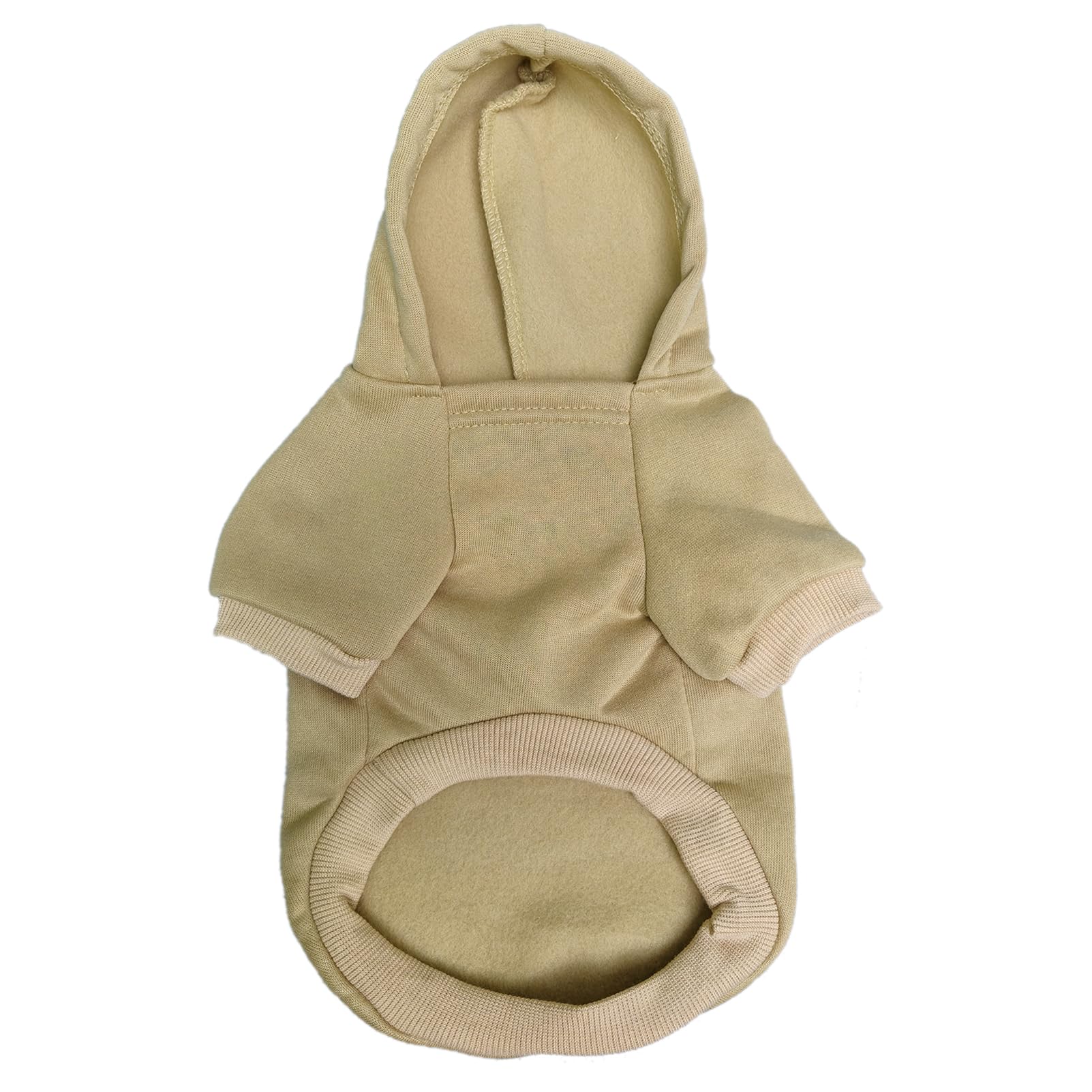 أزياء التركيز على سترات بغطاء للرأس للكلاب الشتوية الجديدة مع جيوب ملابس قطنية دافئة للكلاب للكلاب الصغيرة معطف تشيهواهوا ملابس جرو قطة (قهوة ، صغيرة)