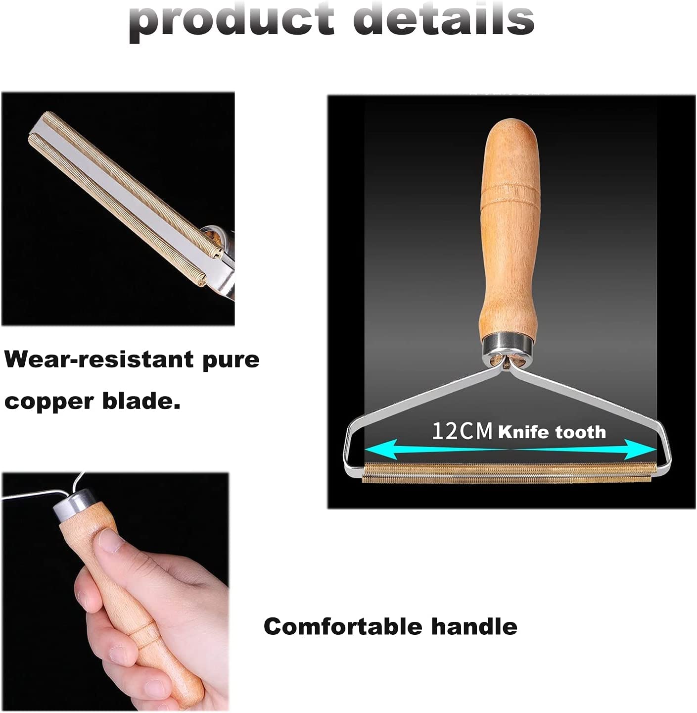 ادوات ازالة الوبر من قطعتين، مزيل شعر القطط والكلاب المحمول، مزيل وبر القماش القابل لاعادة الاستخدام، مناسب للسجاد، الاسرة، الكنبات القماشية، الملابس، والاثاث، اداة ازالة الشعر الاحترافية