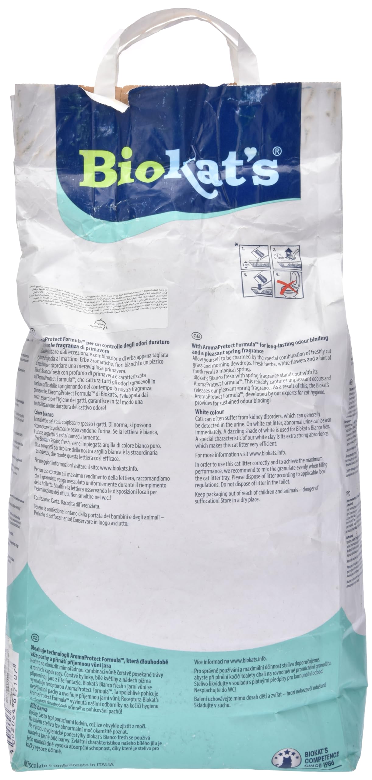 بايو كات رمل طبيعي للقطط عالي الامتصاص , 10 كجم