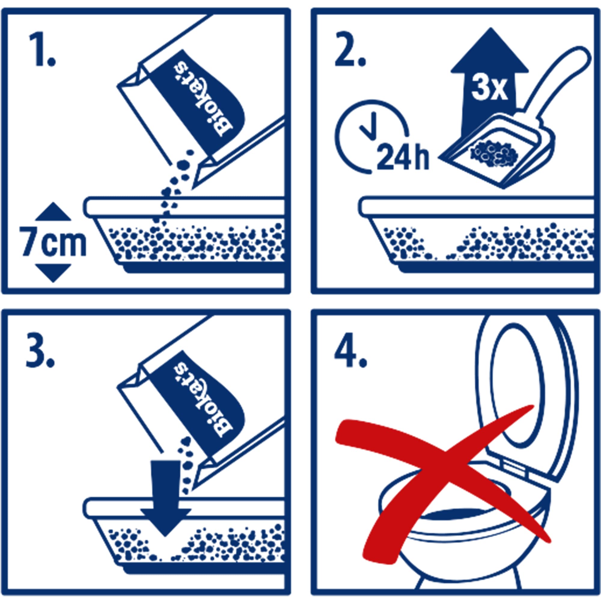 بايو كات رمل قطط كلاسيك 3 ب 1 - 10 لتر