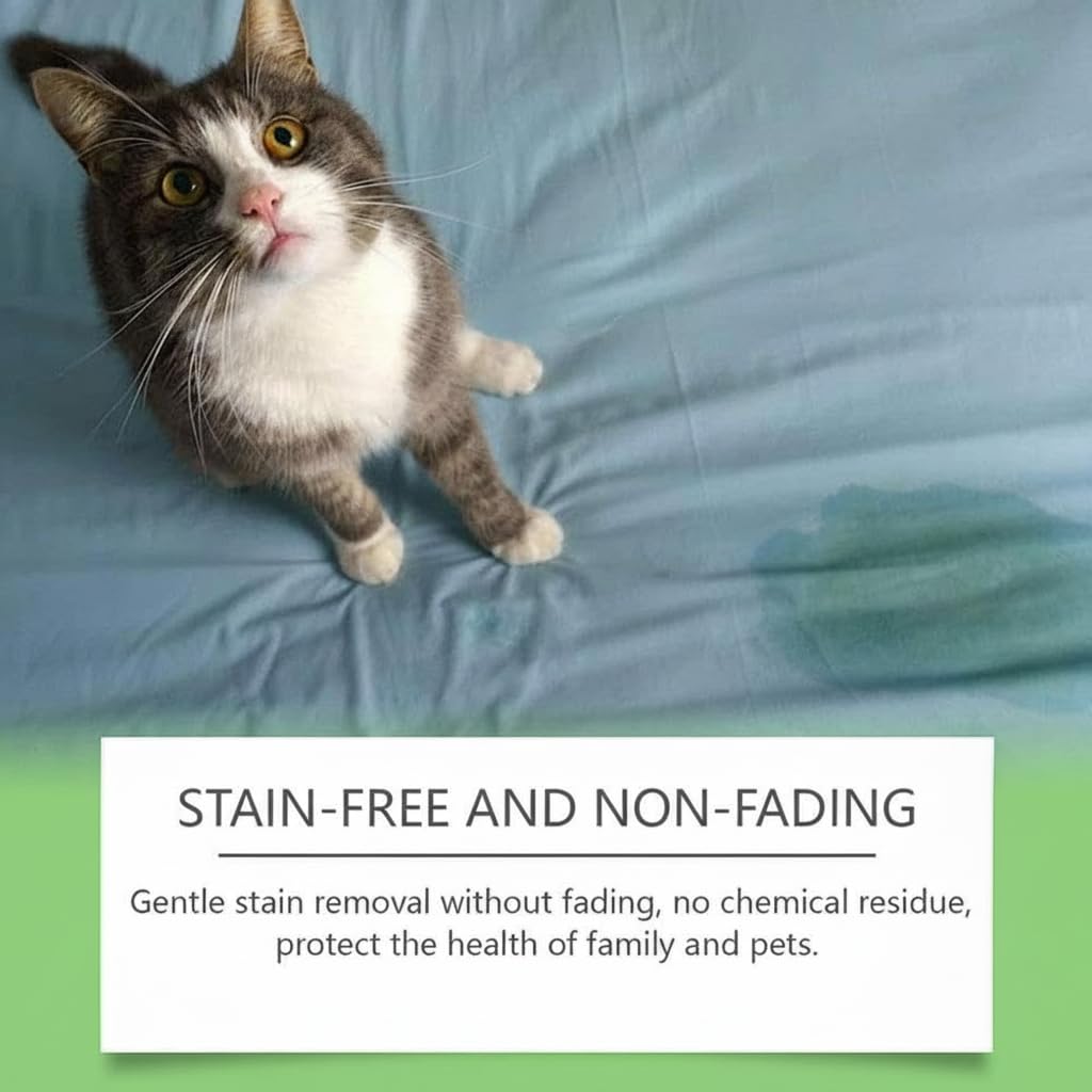 بخاخ قوي لازالة الروائح الكريهة للحيوانات الاليفة - تركيبة انزيمية متطورة لبول الكلاب والقطط، مزيل دائم للبقع والروائح للسجاد والاثاث والارضيات (رائحة منعشة، امن للحيوانات الاليفة والاطفال)