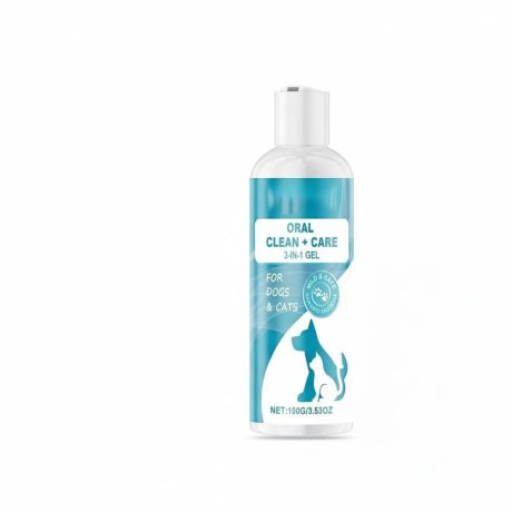 بخاخ للعناية بالفم للكلاب والحيوانات الاليفة، 3.52 اونصة مع زيوت عطرية طبيعية، معجون اسنان جل منظف للحيوانات الاليفة، للعناية بالفم امن للقطط والكلاب لازالة الجير والبقع، امن للحيوانات الاليفة