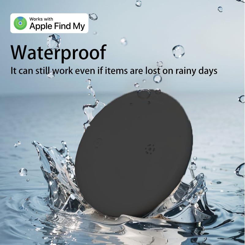 جهاز تتبع الامتعة من سمارت تاج، جهاز تتبع هواء مقاوم للماء بتصنيف IP68 يعمل مع فايند ماي (اي او اس فقط) لتحديد موقع المفاتيح والامتعة وشنطة الظهر والاطفال والقطط ومحفظة الكلاب (4 قطع)