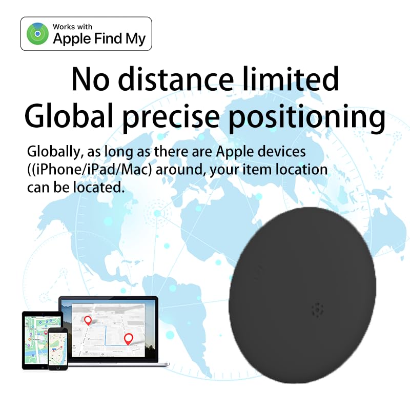 جهاز تتبع الامتعة من سمارت تاج، جهاز تتبع هواء مقاوم للماء بتصنيف IP68 يعمل مع فايند ماي (اي او اس فقط) لتحديد موقع المفاتيح والامتعة وشنطة الظهر والاطفال والقطط ومحفظة الكلاب (4 قطع)