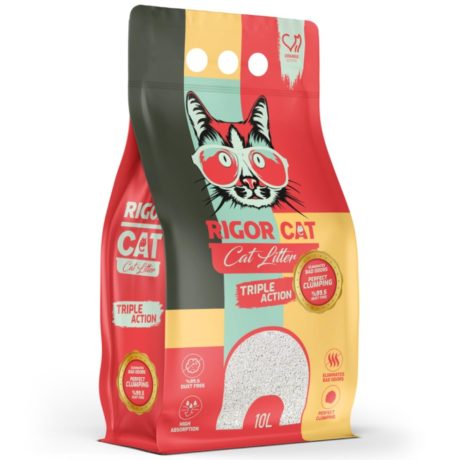 رمل فضلات قطط برائحة البرتقال سعة 10 ل من ريجور كات