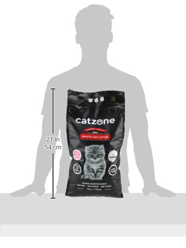 رملة قطط برائحة بودرة الأطفال من كات زون - 10 كيلوجرام