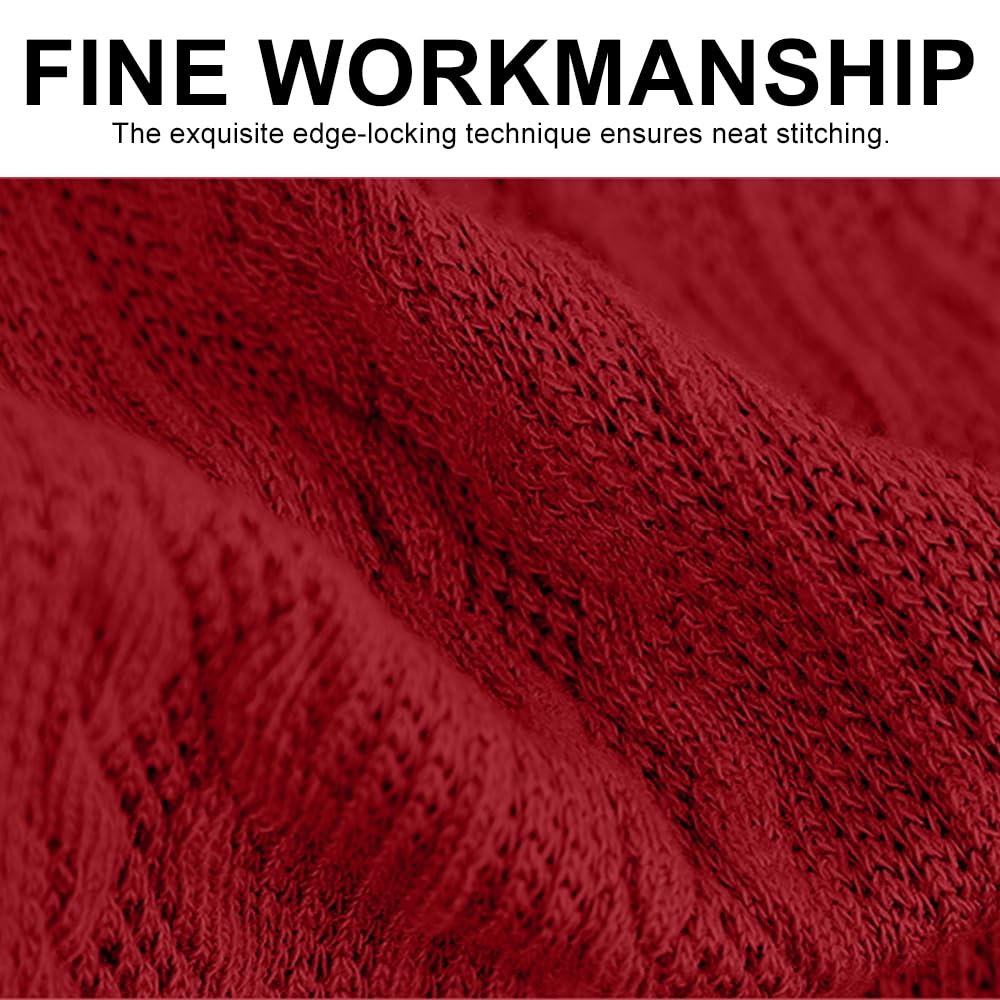 سترة لطيفة للكلاب الصغيرة للخريف والشتاء، ملابس للكلاب والقطط متعددة الالوان، سترة محبوكة دافئة من قطعة واحدة، مقاس XL، احمر