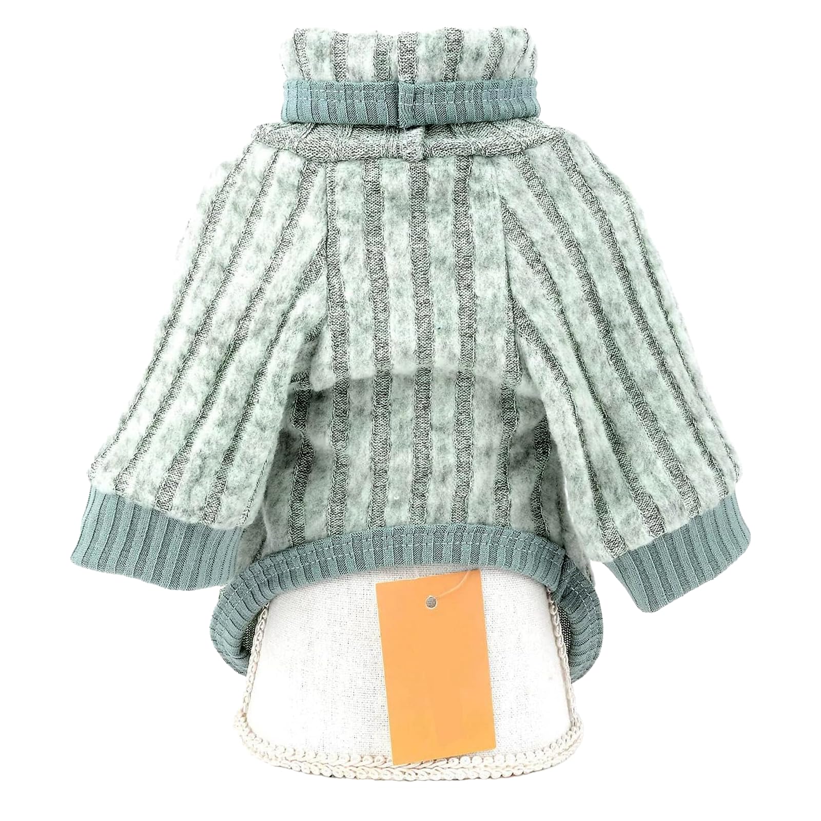 سويتر للكلاب من لياروميس، بلوفر دافئ ومريح بقبة مدورة، ملابس شتوية سميكة للحيوانات الاليفة، ناعمة ومريحة، بيجامة مثالية للكلاب الصغيرة والاولاد والبنات، مثالية للطقس البارد (اخضر، S)