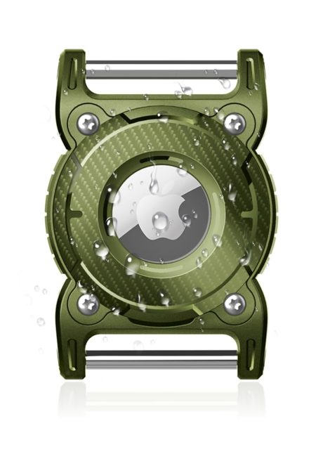 سيشي حامل ايرتاج مقاوم للماء - حافظة حماية كاملة صلبة من البولي يوريثين الحراري للمفاتيح، شنطة الظهر، الامتعة، القطط، جهاز تتبع نظام تحديد المواقع، ملحقات طوق الكلاب