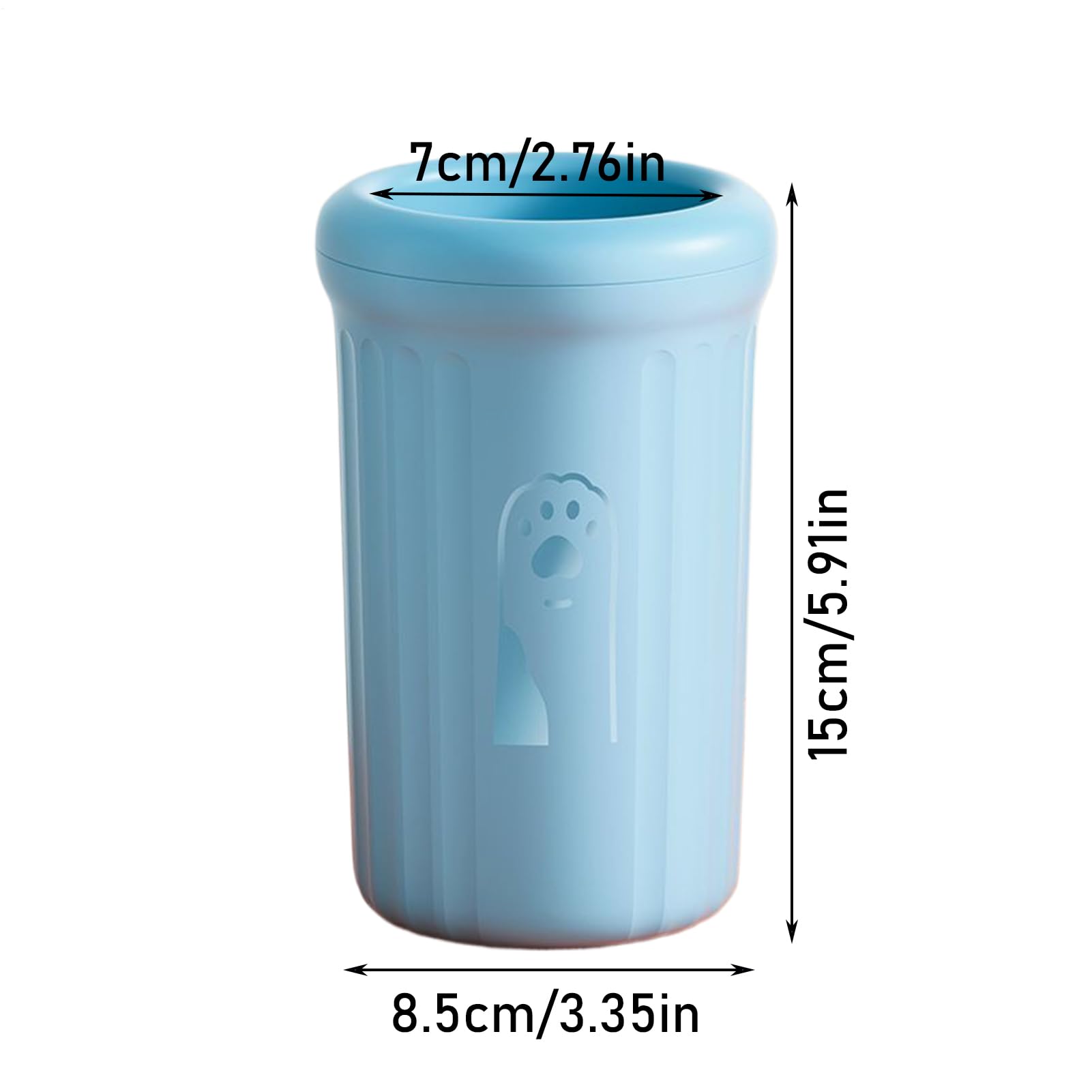 غسالة مخالب الكلاب، كوب تنظيف القدم الموحلة للحيوانات الاليفة - منظف مخالب الحيوانات الاليفة الصغيرة والمتوسطة والقطط الصغيرة والجراء والاستحمام والرحلات البرية والسفر والتخييم