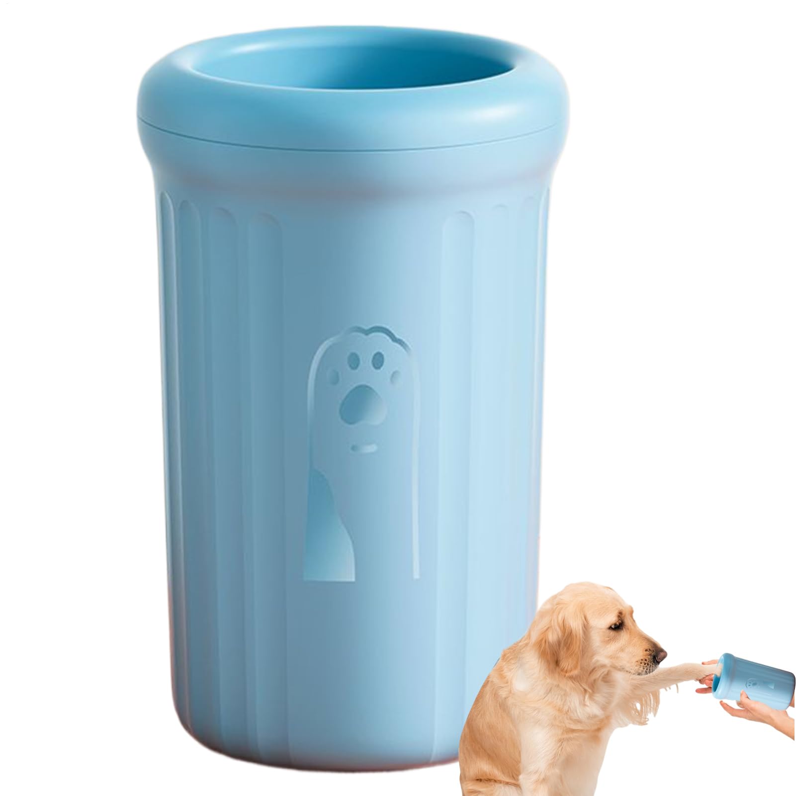 غسالة مخالب الكلاب، كوب تنظيف القدم الموحلة للحيوانات الاليفة - منظف مخالب الحيوانات الاليفة الصغيرة والمتوسطة والقطط الصغيرة والجراء والاستحمام والرحلات البرية والسفر والتخييم