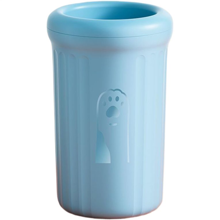 غسالة مخالب الكلاب، كوب تنظيف القدم الموحلة للحيوانات الاليفة - منظف مخالب الحيوانات الاليفة الصغيرة والمتوسطة والقطط الصغيرة والجراء والاستحمام والرحلات البرية والسفر والتخييم