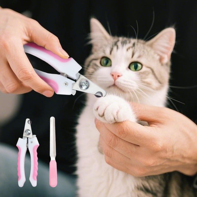 قصافة اظافر الحيوانات الاليفة من الستانلس ستيل للحيوانات الصغيرة - اداة تشذيب دقيقة للكلاب والقطط والارانب والخنازير الغينية والطيور