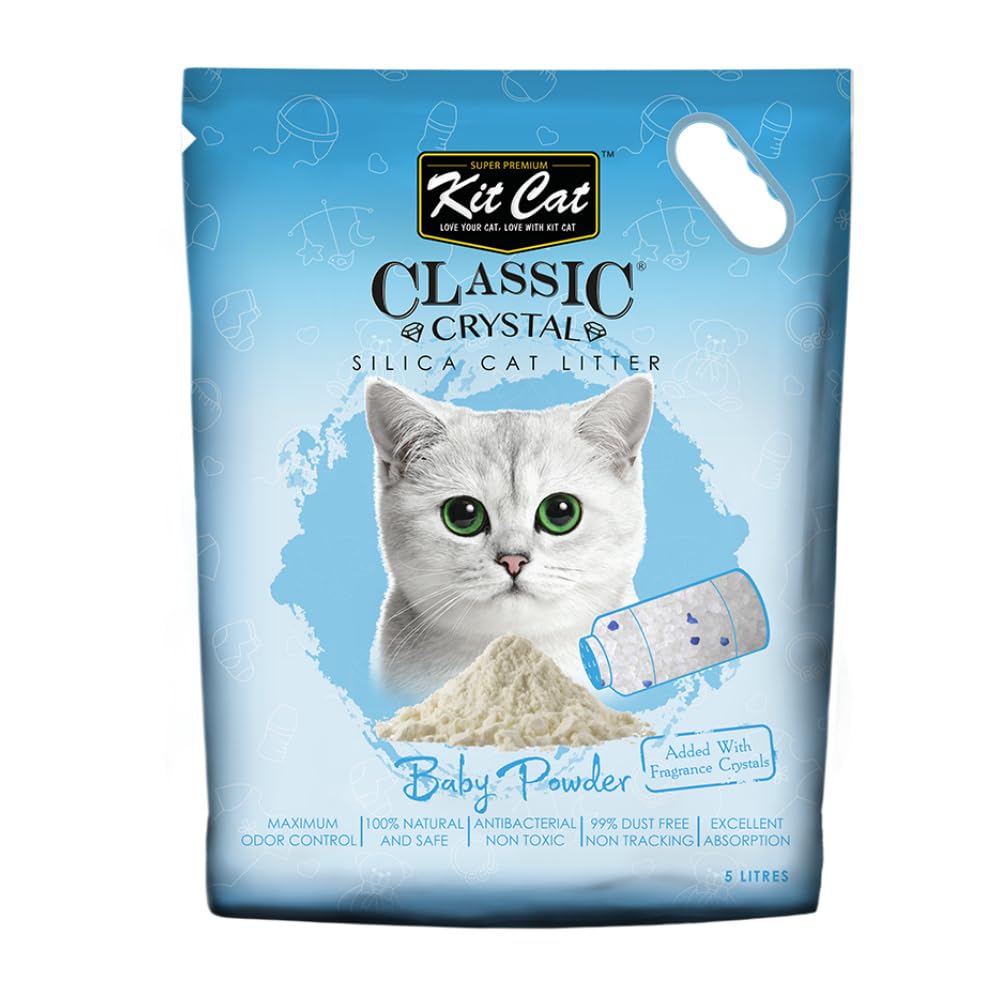 كت كات رمل كريستال للقطط رائحة التفاح 5 لتر