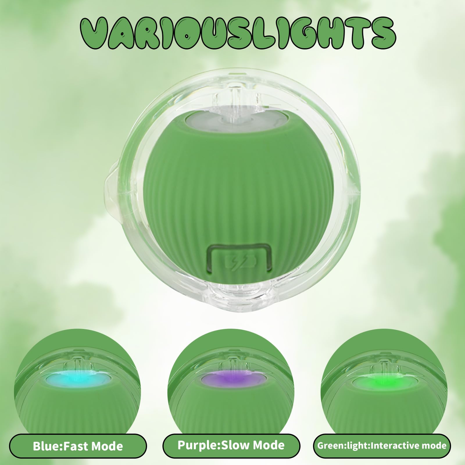 كرات لعبة تفاعلية للقطط في الاماكن المغلقة من كويوكار، كرة سريعة التدحرج على السجاد، العاب قطط اوتوماتيكية تفاعلية ذكية للهدايا في الاماكن المغلقة والمفتوحة، لعبة كلاب متحركة - نمط قطيفة