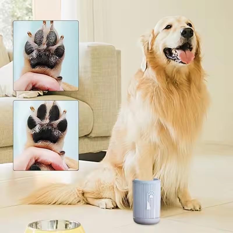 كوب غسيل قدم الحيوانات الاليفة لتنظيف مخالب القطط والكلاب والكلاب، سهل التنظيف بدون فرك للكلاب الصغيرة والمتوسطة والكبيرة والقطط