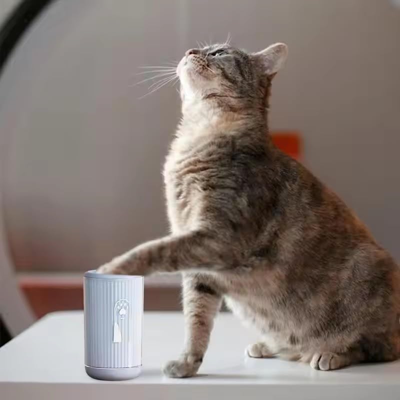 كوب غسيل قدم الحيوانات الاليفة لتنظيف مخالب القطط والكلاب والكلاب، سهل التنظيف بدون فرك للكلاب الصغيرة والمتوسطة والكبيرة والقطط