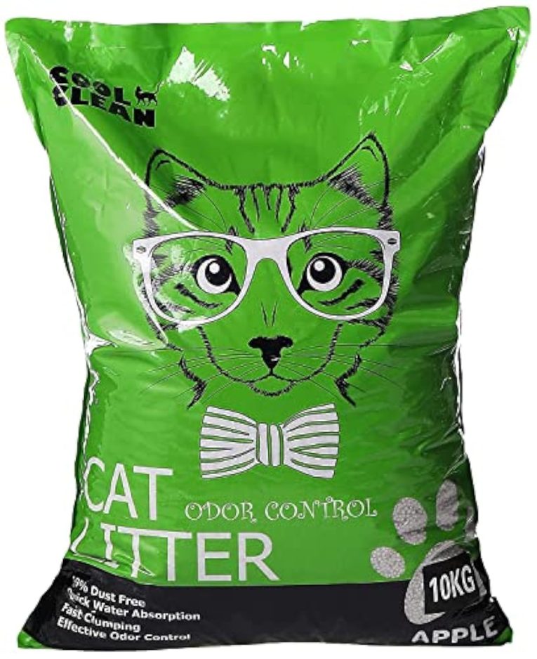 كول كلين رمل فضلات القطط المتكتل بالتفاح، 10 كجم، اخضر