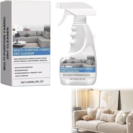 مزيل البقع للسجاد؟ 120 مل بخاخ منظف للبقع والروائح الكريهة للاريكة واقمشة الاثاث، مزيل للقماش والكنبة وتنظيف الاريكة