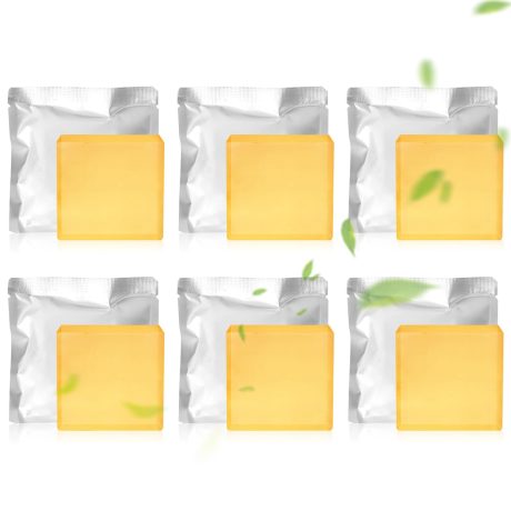 مزيل الروائح الكريهة للقطط من 6 قطع، مزيل لرائحة فضلات القطط والفعال، جل مزيل للروائح الكريهة للتحكم في رائحة المرحاض التلقائي ذاتي التنظيف، امن للحيوانات الاليفة