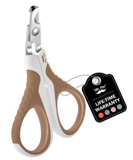 مستر.بين - قصافة اظافر القطط، لون ارجواني، قصافة اظافر القطط، قصافة مخالب القطط، قصافة اظافر القطط للحيوانات الاليفة، قصافة اظافر القطط، قصافة اظافر الكلاب الصغيرة، اداة تشذيب مخالب القطط