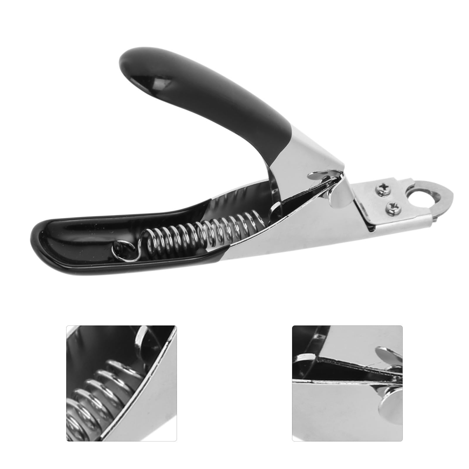 مقص اظافر للكلاب من كوينغ تيك، مقص اظافر للقطط والجراء الصغيرة والحيوانات الصغيرة (اسود)