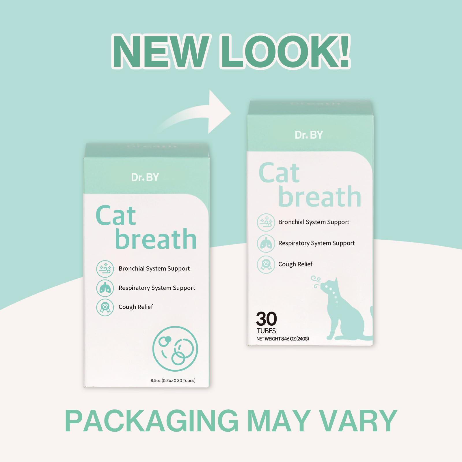 مكملات تنفس من دكتور باي كات بريث لعلاج العطس والربو والسعال البارد والانف ودعم الجهاز التنفسي والمناعة مع تركيبة قابلة للعق TF-343-30 معبأة بشكل فردي (عبوة واحدة، 30 قطعة)، دجاج