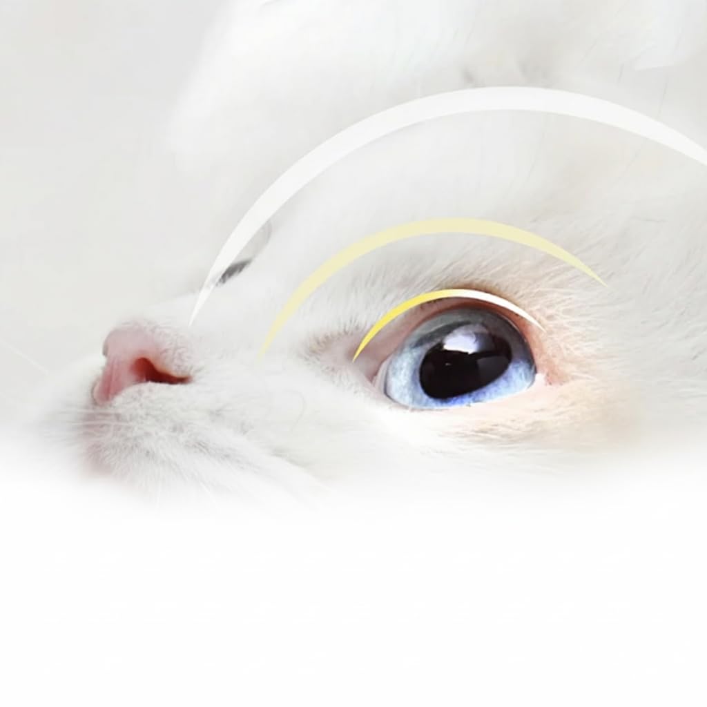 مناديل مبللة للحيوانات الاليفة للقطط والكلاب، مناديل غير معطرة للعناية بالعيون والكفوف والاذنين والانف وازالة بقع الدموع، 60 منديل