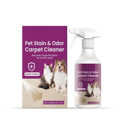 منظف السجاد من ازوني، منظف مركز للحيوانات الاليفة، مزيل روائح وبقع الحيوانات الاليفة للسجاد والسجاد وكراسي الطعام وجميع الاقمشة (100 مل)