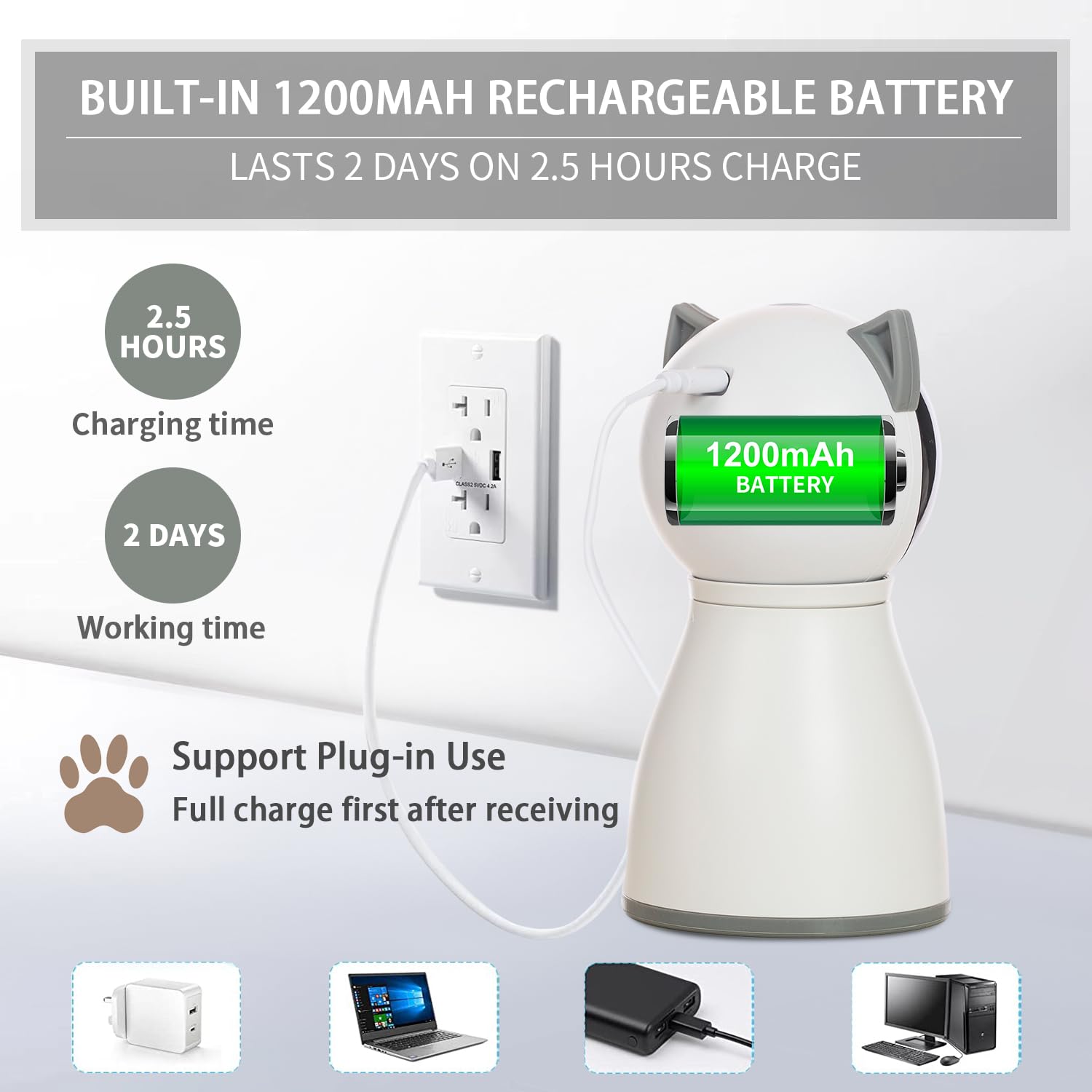 واي في اي لايف العاب ليزر للقطط في الاماكن المغلقة، الجيل الرابع بمسارات عشوائية حقيقية قابلة لاعادة الشحن، لعبة ليزر للقطط التفاعلية للبالغين الذين يشعرون بالملل في الاماكن المغلقة