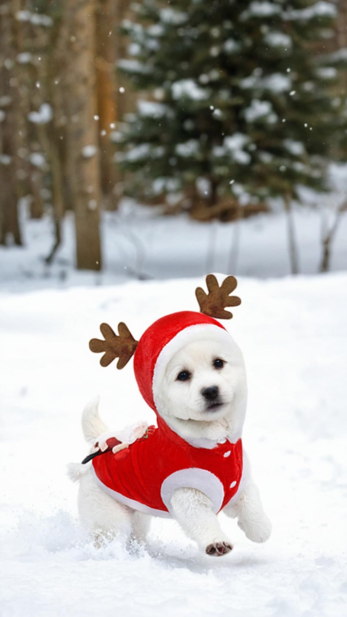 ازياء الكريسماس سويت سفن بت - زي سانتا بغطاء راس دافئ للكلاب والقطط الصغيرة والمتوسطة - بدلة ملابس للحيوانات الاليفة، زي احتفالي للكريسماس لراحة الجراء (مقاس S)