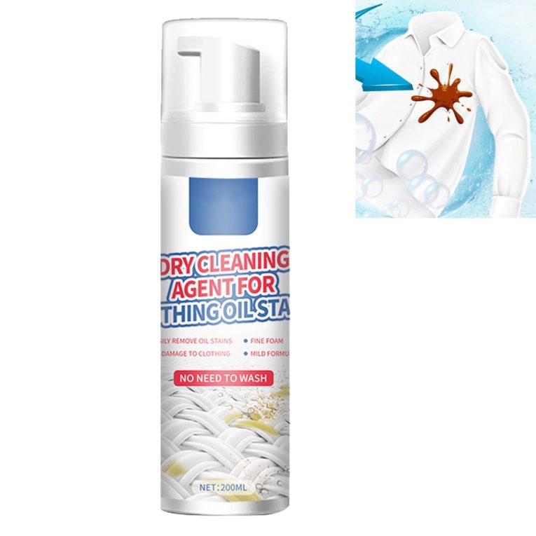 بخاخ تنظيف جاف عامل للبقع الزيتية للملابس منظف البقع الجافة مزيل سائل للغسيل والسجاد 100 مل من كاستويف