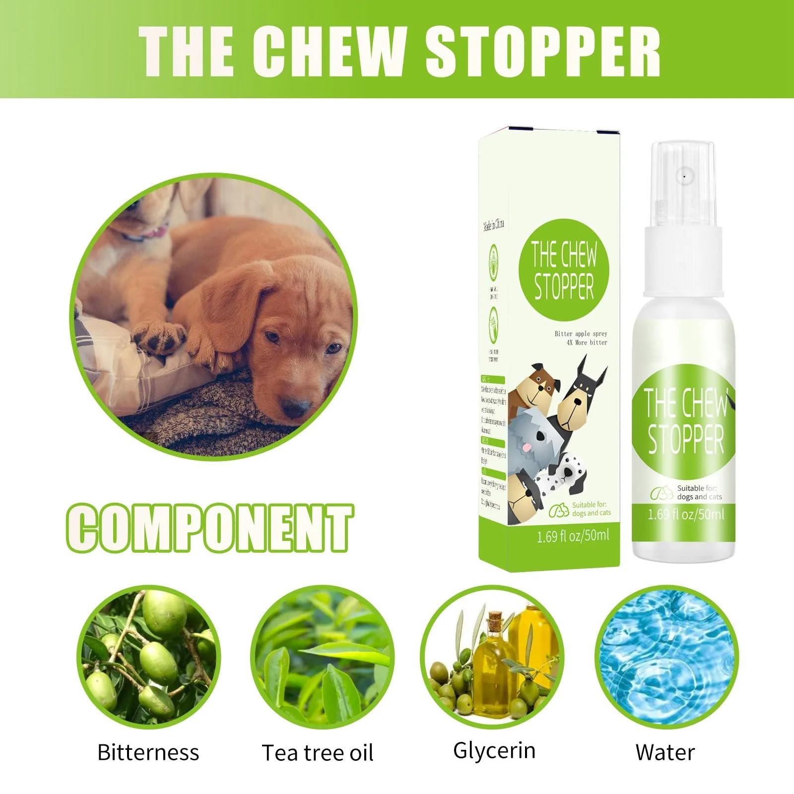 بخاخ لطرد القطط 50 مل، بخاخ لتحديد منطقة محظورة للحيوانات الأليفة، يمنع القطط والكلاب من التبول والتغوط في كل مكان