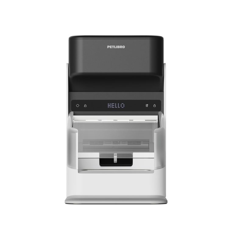 بيتليبرو جهاز تغذية القطط التلقائي بتقنية تحديد الهوية بموجات الراديو، وجبات شخصية يتم تفعيلها بواسطة مستشعر الطوق، التعرف على القطط وتتبع النظام الغذائي للقطط ذات الاحتياجات الغذائية الخاصة ويمنع