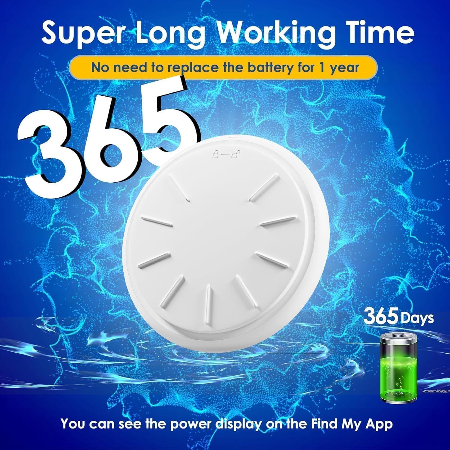 جهاز تتبع القطط، جهاز تتبع الحيوانات الاليفة متوافق مع ابل فايند ماي (iOS فقط)، بدون رسوم شهرية لتتبع نشاط الحيوانات الاليفة، مقاوم للماء ومضاد للضياع للحيوانات الاليفة/الاطفال/المركبات/العناصر، اخضر