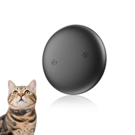 جهاز تتبع سمارت تاج، جهاز تتبع صغير للقطط، جهاز تتبع ذكي يعمل بالبلوتوث ومقاوم للماء بتصنيف IP68 لمقاومة المياه والغبار، متوافق مع ابل فايند ماي