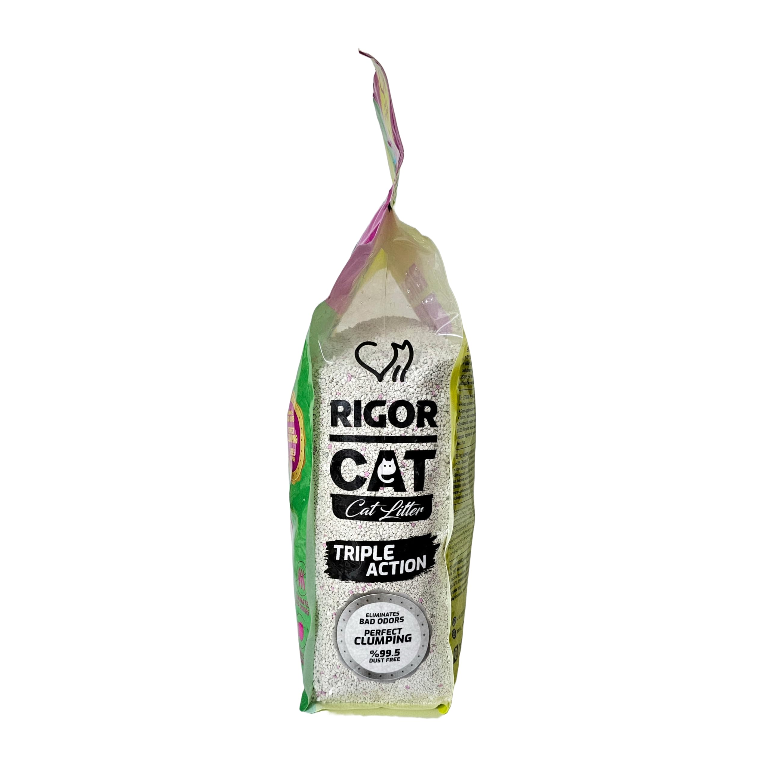 رمل فضلات القطط الطبيعي المتكتل من ريجور كات - بنتونيت ابيض طبيعي 100% - تحكم فائق في الرائحة - خالي من الغبار - 5 لتر