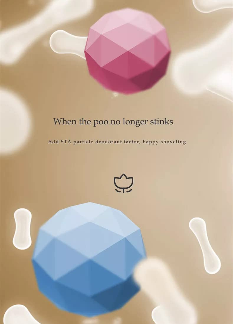 رمل فضلات قطط متكتل طبيعي قابل للغسل، منخفض التعقب، قابل للتحلل البيولوجي، للتحكم في الرائحة | 10 لتر، كيس 8 كجم (تفاح) من مامو بير