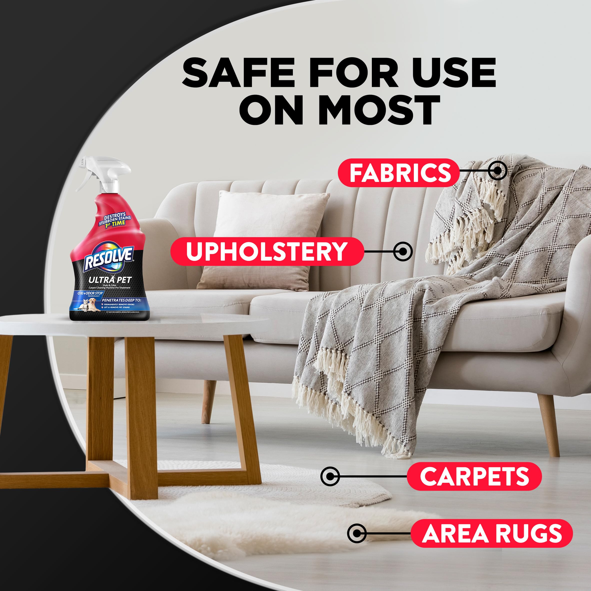 سبراي مزيل للبقع والرائحة من ريسولف ألترا ، 32 أونصة