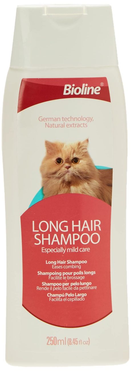 شامبو للقطط ذات الشعر الطويل من بايولاين، 250 مل