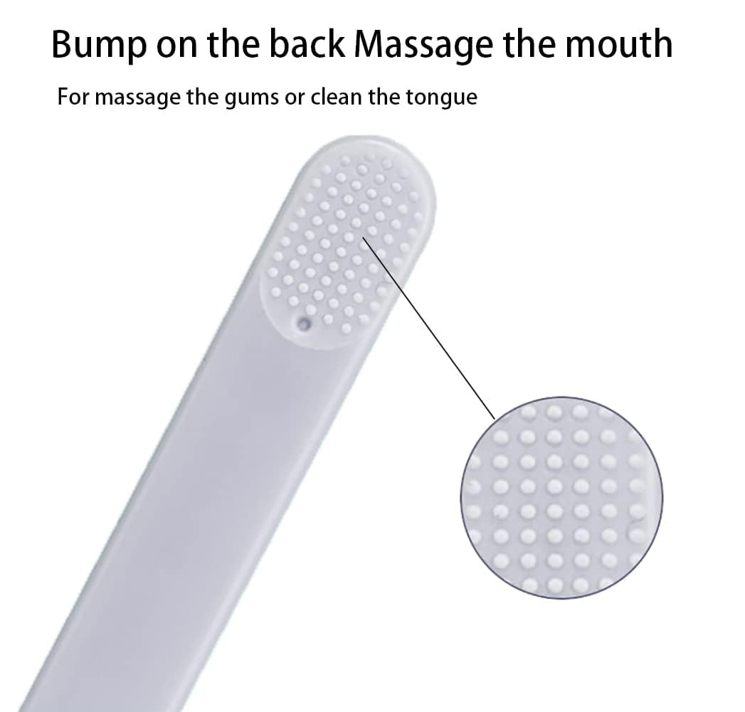 فرشاة اسنان للكلاب الاليفة من نالاكال فرش فائقة النعومة والقطط تنظيف للجراء والكلاب الصغيرة مجموعة 3 قطع ابيض/اخضر/بينك يدوي